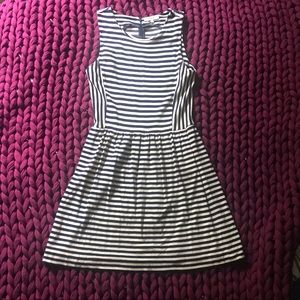 Classic cool striped sleeveless Madewell dress
